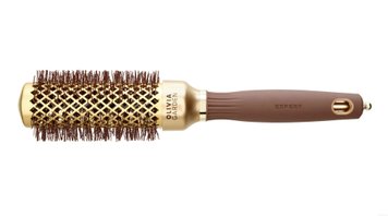 Термобрашинг Оlivia Garden Expert Blowout Shine Wavy Bristles GOLD&BROWN 35 мм. OGID2049