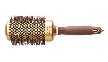 Термобрашинг Оlivia Garden Expert Blowout Shine Wavy Bristles GOLD&BROWN 55 мм. OGID2051