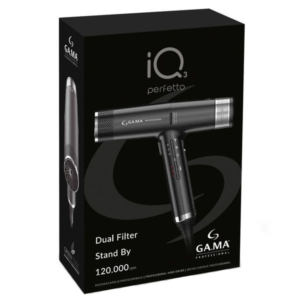 Фен Gama IQ3 Perfetto PH6080.BK чорний