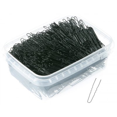 Шпильки для волосся Sibel 9445500-02 чорні 45 мм. 500 г.