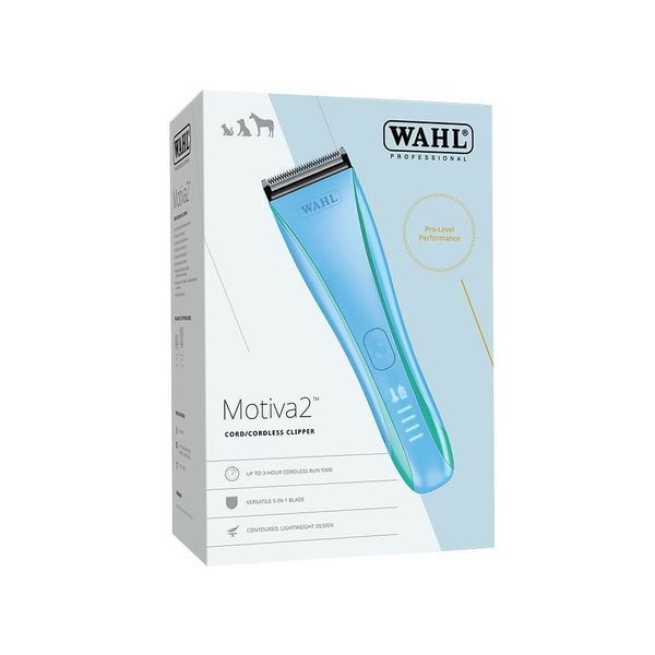 Машинка для стрижки животных Wahl Motiva 2 Cordless Blue Ivy 3028115