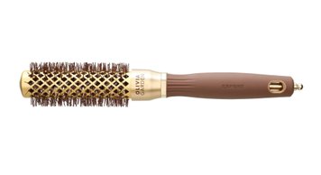 Термобрашинг Оlivia Garden Expert Blowout Shine Wavy Bristles GOLD&BROWN 25 мм. OGID2048